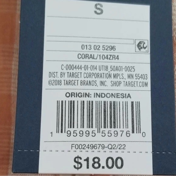 Universal Thread Women's Coral Plaid Button-Down Shirt Size Small NWT - Picture 10 of 10